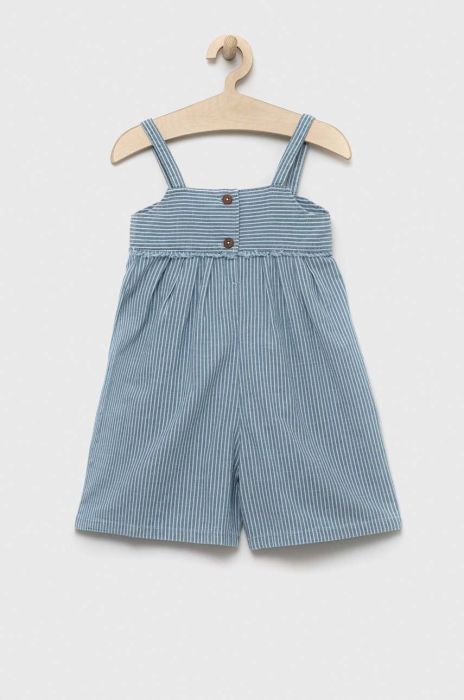 Дитячий бавовняний комбінезон United Colors of Benetton з бавовни колір блакитний (3285257) Дитячий бавовняний комбінезон United Colors of Benetton з бавовни колір блакитний (3285257)