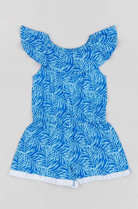 Дитячий бавовняний комбінезон zippy з бавовни колір блакитний (3159295) Дитячий бавовняний комбінезон zippy з бавовни колір блакитний (3159295)