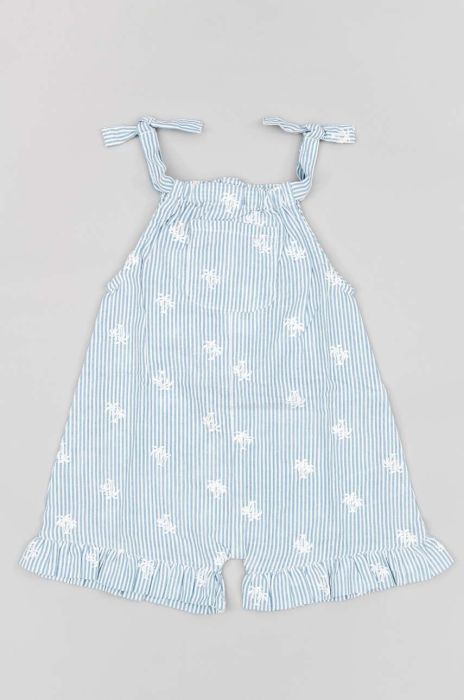 Дитячий бавовняний комбінезон zippy з бавовни колір блакитний (3159352) Дитячий бавовняний комбінезон zippy з бавовни колір блакитний (3159352)