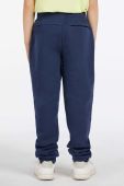 Дитячі спортивні штани Guess колір синій з принтом Дитячі спортивні штани Guess колір синій з принтом
