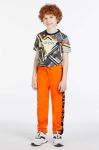 Дитячі бавовняні штани Guess колір помаранчевий з аплікацією (2856688) Дитячі бавовняні штани Guess колір помаранчевий з аплікацією (2856688)