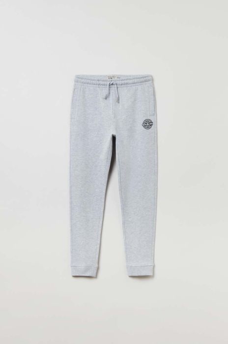 Дитячі спортивні штани OVS колір сірий меланж (3045795)