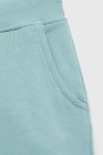 Дитячі бавовняні штани Guess колір бірюзовий однотонні (3136316) Дитячі бавовняні штани Guess колір бірюзовий однотонні (3136316)