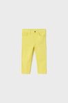 Штани для немовлят Mayoral колір жовтий однотонні (2951517)