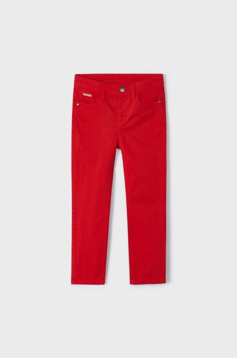 Дитячі штани Mayoral колір червоний однотонні (2965976) Дитячі штани Mayoral колір червоний однотонні (2965976)
