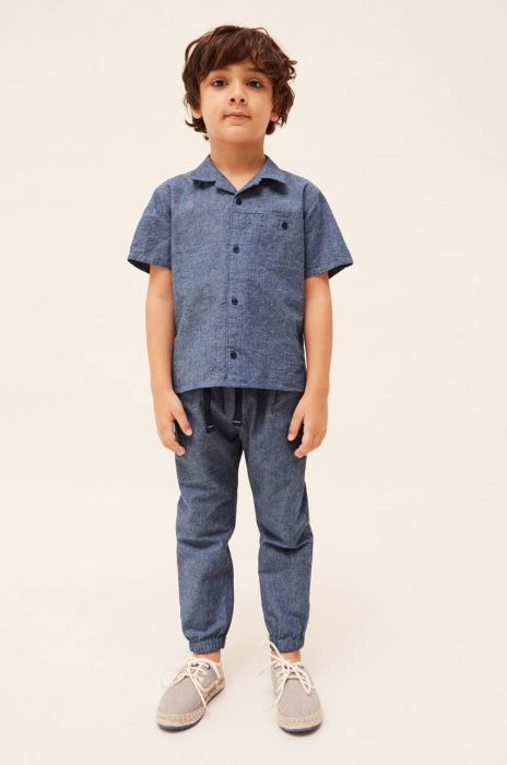 Дитячі штани Mayoral колір фіолетовий меланж Дитячі штани Mayoral колір фіолетовий меланж