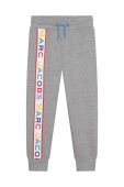 Дитячі спортивні штани Marc Jacobs колір сірий з принтом Дитячі спортивні штани Marc Jacobs колір сірий з принтом