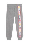 Дитячі спортивні штани Marc Jacobs колір сірий з принтом Дитячі спортивні штани Marc Jacobs колір сірий з принтом