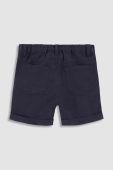 Дитячі лляні шорти Coccodrillo колір синій