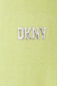 Спортивні штани Dkny колір жовтий з принтом Спортивні штани Dkny колір жовтий з принтом