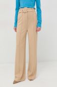 Штани Guess жіночі колір бежевий широке висока посадка (2931828) Штани Guess жіночі колір бежевий широке висока посадка (2931828)