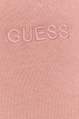 Бавовняні спортивні штани Guess жіночі колір рожевий