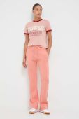 Спортивні штани Guess колір помаранчевий з принтом (3412318) Спортивні штани Guess колір помаранчевий з принтом (3412318)