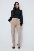 Штани Marciano Guess жіночі колір бежевий облягаюче висока посадка (2947983) Штани Marciano Guess жіночі колір бежевий облягаюче висока посадка (2947983)