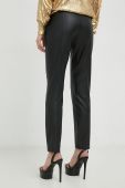 Штани BOSS жіночі колір чорний облягаюче висока посадка (2909439) Штани BOSS жіночі колір чорний облягаюче висока посадка (2909439)