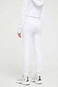 Спортивні штани Love Moschino колір білий з принтом Спортивні штани Love Moschino колір білий з принтом