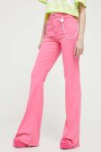 Джинси Love Moschino жіночі висока посадка колір рожевий (3196172)