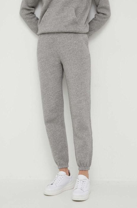 Спортивні штани Polo Ralph Lauren колір сірий однотонні Спортивні штани Polo Ralph Lauren колір сірий однотонні