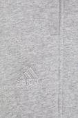 Спортивні штани adidas жіночі колір сірий меланж (2933767)