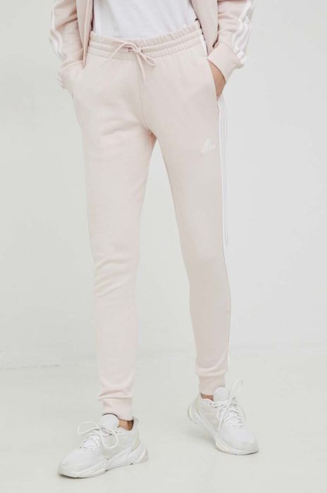 Спортивні штани adidas колір рожевий з аплікацією (2988625) Спортивні штани adidas колір рожевий з аплікацією (2988625)