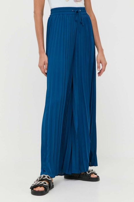 Штани Guess жіночі колір синій широке висока посадка (3230212) Штани Guess жіночі колір синій широке висока посадка (3230212)