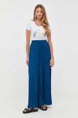 Штани Guess жіночі колір синій широке висока посадка (3230212) Штани Guess жіночі колір синій широке висока посадка (3230212)