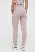 Спортивні штани Guess колір бежевий з аплікацією (3317394) Спортивні штани Guess колір бежевий з аплікацією (3317394)