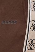Спортивні штани Guess колір коричневий з аплікацією (3367652) Спортивні штани Guess колір коричневий з аплікацією (3367652)