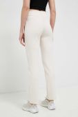 Спортивні штани Guess колір бежевий однотонні (3019934)