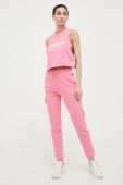 Спортивні штани Guess колір рожевий з принтом (3148057) Спортивні штани Guess колір рожевий з принтом (3148057)