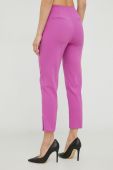 Штани Patrizia Pepe жіночі колір фіолетовий пряме висока посадка (2893853) Штани Patrizia Pepe жіночі колір фіолетовий пряме висока посадка (2893853)