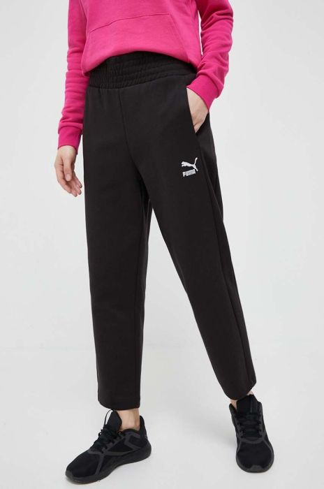 Спортивні штани Puma колір чорний однотонні 538260-01 Спортивні штани Puma колір чорний однотонні 538260-01
