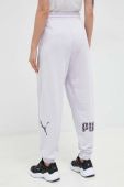 Спортивні штани Puma колір фіолетовий з принтом (3078283) Спортивні штани Puma колір фіолетовий з принтом (3078283)