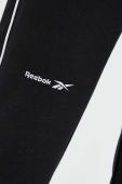 Спортивні штани Reebok колір чорний з принтом (3188453)
