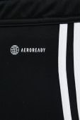 Штани для тренувань adidas Performance Tiro 23 жіночі колір чорний з аплікацією Штани для тренувань adidas Performance Tiro 23 жіночі колір чорний з аплікацією