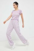 Штани для тренувань Fila Raqusa колір фіолетовий однотонні Штани для тренувань Fila Raqusa колір фіолетовий однотонні