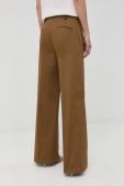 Штани MAX&Co. жіночі колір коричневий широке висока посадка (2948015) Штани MAX&Co. жіночі колір коричневий широке висока посадка (2948015)
