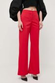 Штани Pinko жіночі колір червоний пряме висока посадка Штани Pinko жіночі колір червоний пряме висока посадка