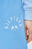 Спортивні штани Tommy Hilfiger з аплікацією колір блакитний