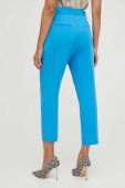 Штани BOSS жіночі пряме висока посадка колір блакитний (3241753) Штани BOSS жіночі пряме висока посадка колір блакитний (3241753)