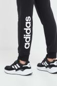 Бавовняні спортивні штани adidas колір чорний з принтом (3251143) Бавовняні спортивні штани adidas колір чорний з принтом (3251143)