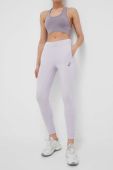 Спортивні штани Asics колір фіолетовий з принтом Спортивні штани Asics колір фіолетовий з принтом