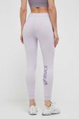 Спортивні штани Asics колір фіолетовий з принтом Спортивні штани Asics колір фіолетовий з принтом