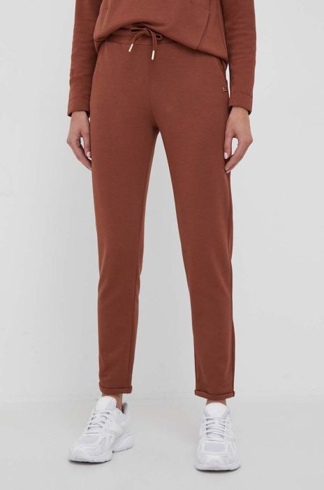 Спортивні штани Joop! колір коричневий однотонні Спортивні штани Joop! колір коричневий однотонні