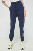 Спортивні штани Tommy Jeans колір синій з принтом Спортивні штани Tommy Jeans колір синій з принтом
