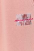 Спортивні штани Armani Exchange колір помаранчевий однотонні