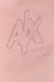 Спортивні штани Armani Exchange колір рожевий однотонні Спортивні штани Armani Exchange колір рожевий однотонні