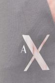 Спортивні штани Armani Exchange колір сірий з принтом