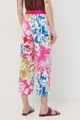 Штани MAX&Co. жіночі пряме висока посадка колір барвистий