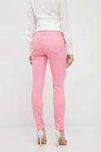Штани Morgan жіночі колір рожевий облягаюче висока посадка (3058485) Штани Morgan жіночі колір рожевий облягаюче висока посадка (3058485)